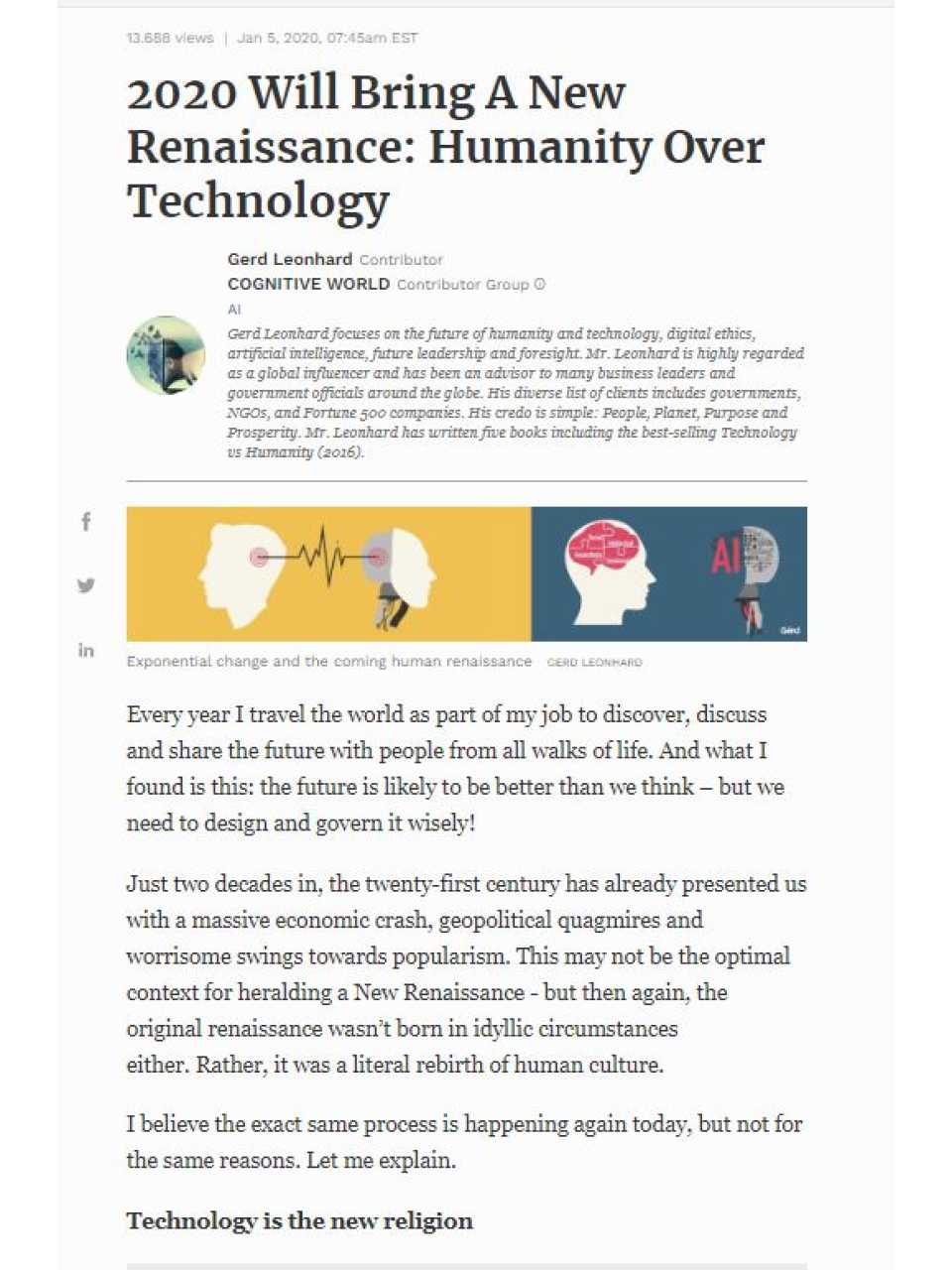 
The Great Transformation. The key changes for business after the crisis
