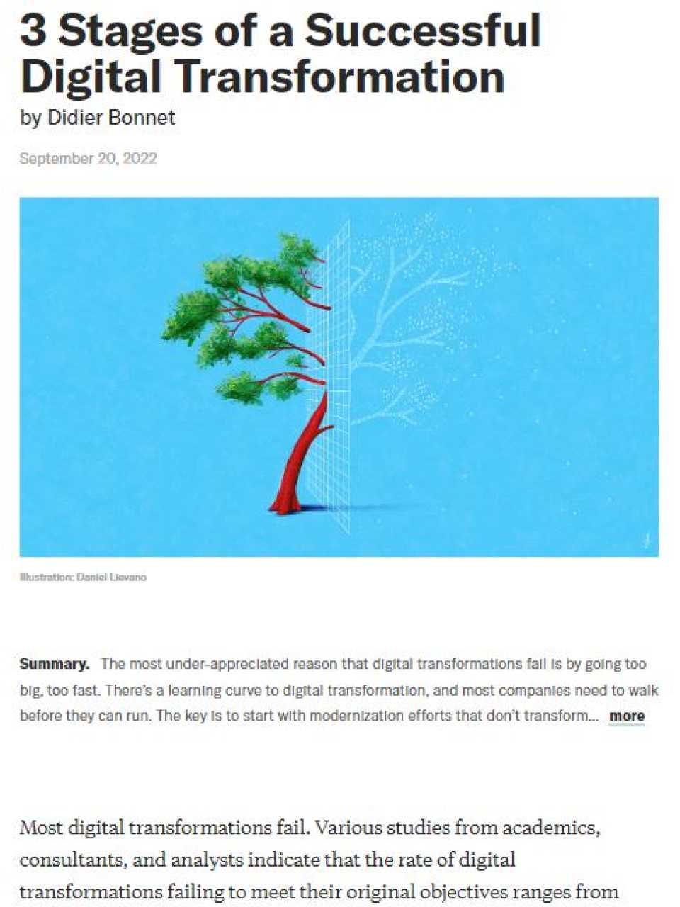 3 stages of a successful digital transformation