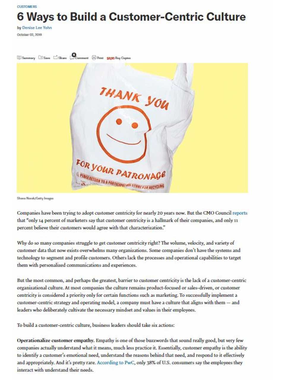 6 Ways to Build a Customer-Centric Culture