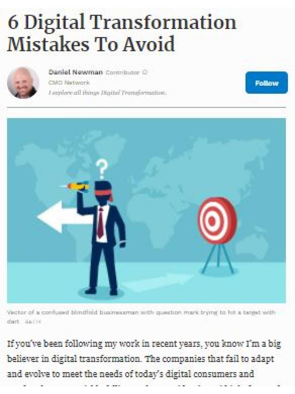 WEBINAR LIVE
Affrontare il lungo viaggio della Digital Transformation: le domande da porsi e le trappole in cui NON cadere 