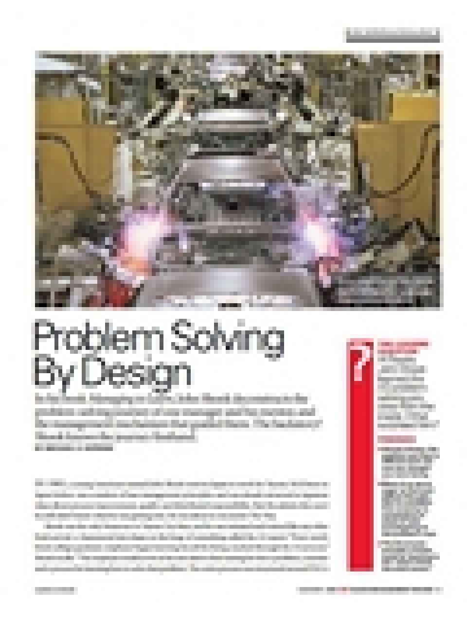 Problem solving by design