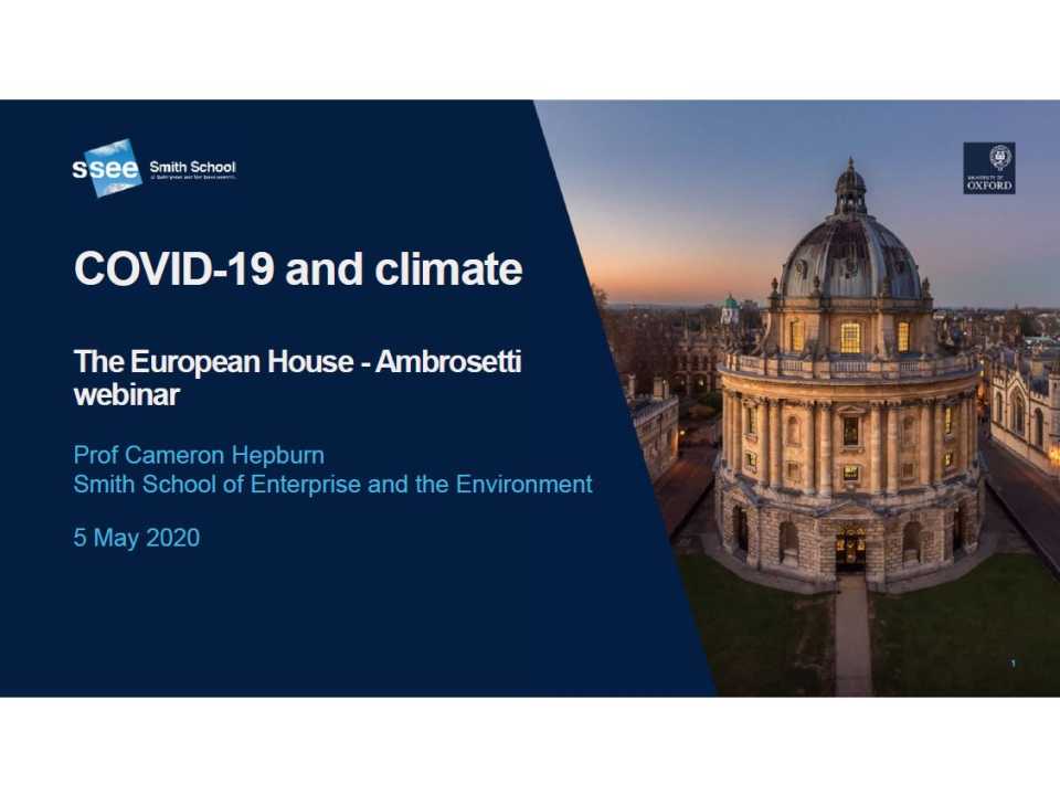 COVID-19 and climate