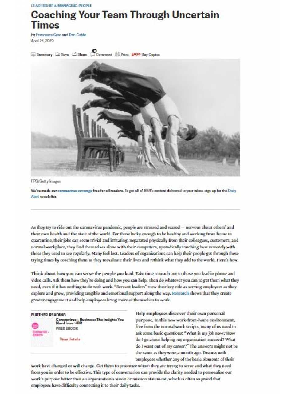 Coaching Your Team Through Uncertain Times