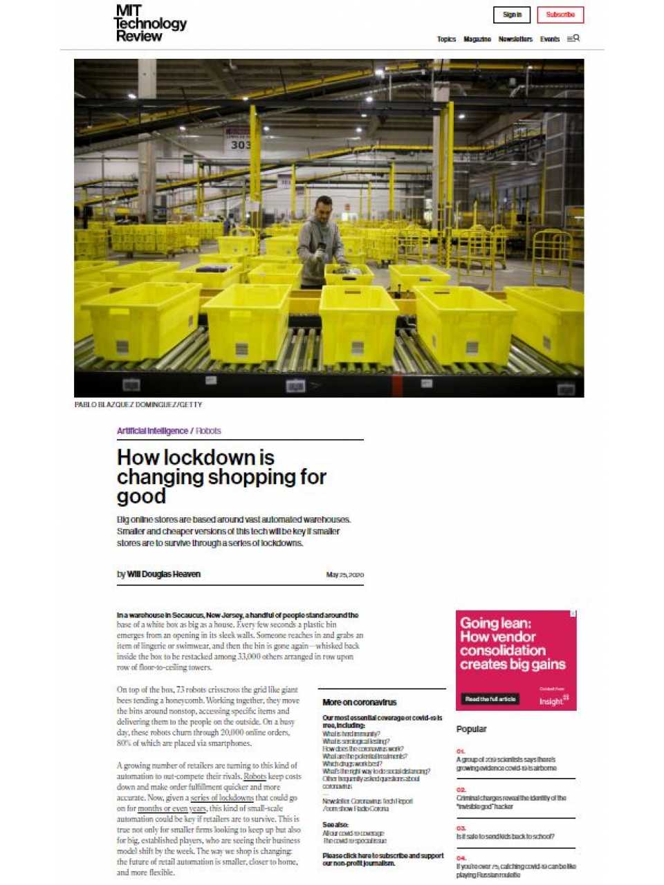 
The innovation technologies that will accelerate in the wake of the health emergency