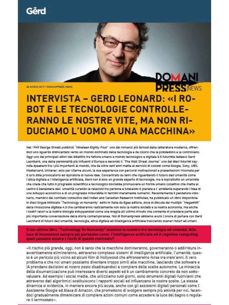 
The Great Transformation. The key changes for business after the crisis
