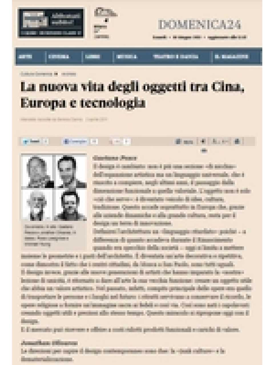 La nuova vita degli oggetti tra Cina, Europa e tecnologia