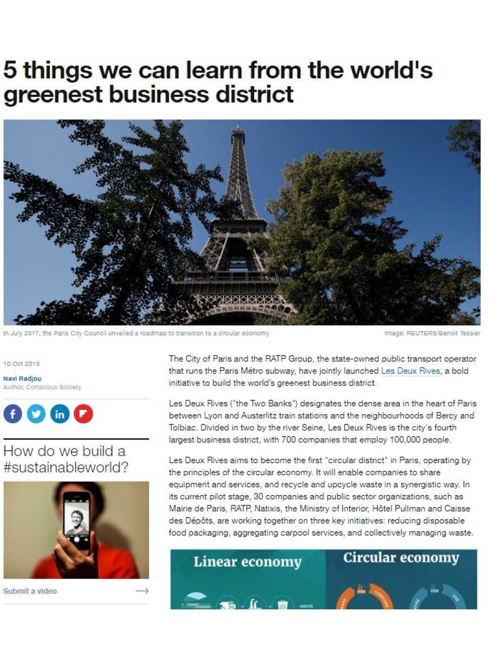 5 things we can learn from the world's greenest business district