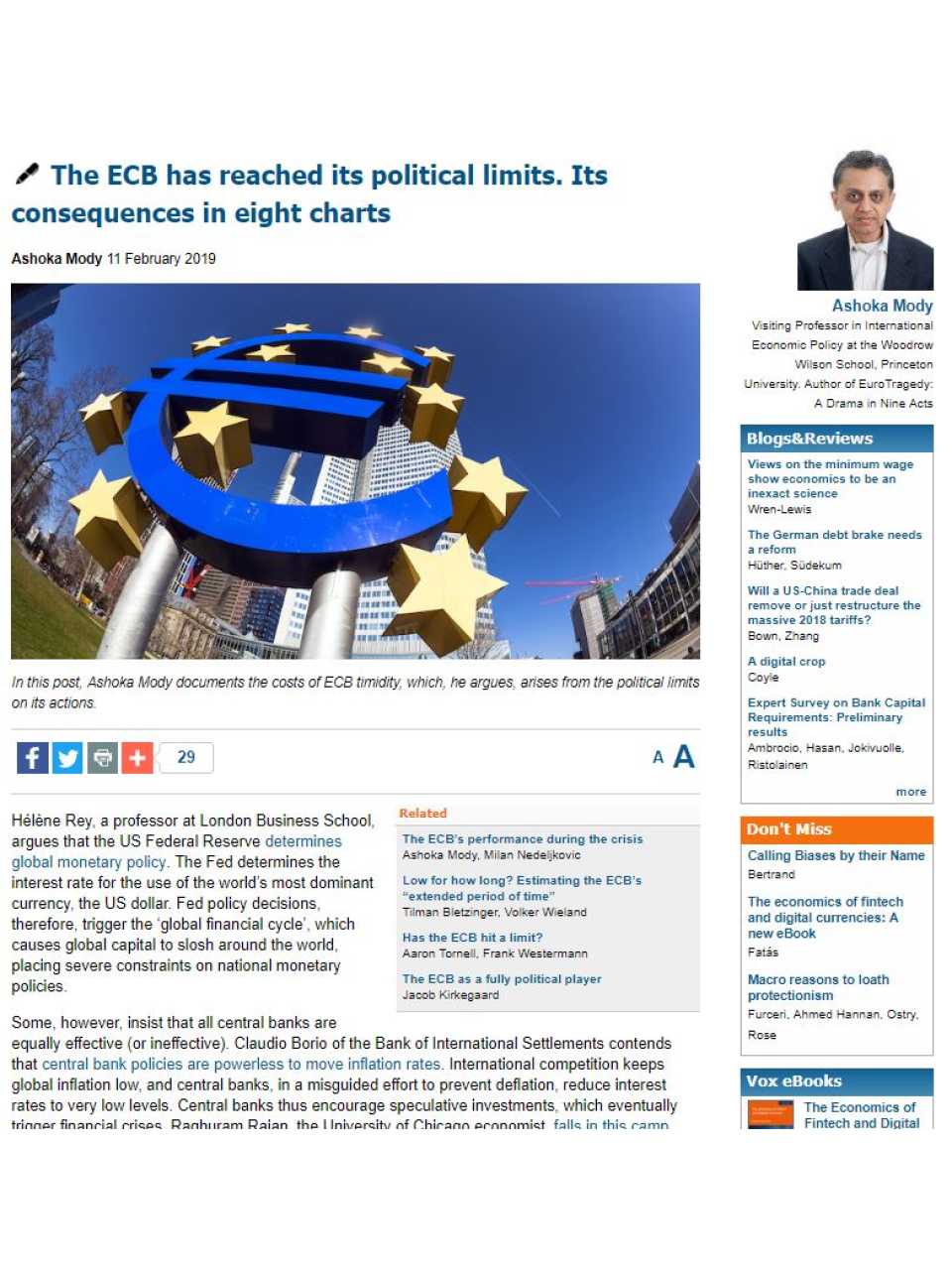 The ECB has reached its political limits. Its consequences in eight charts