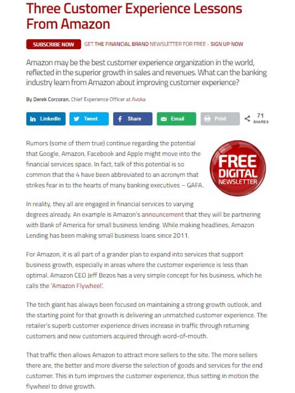 Three Customer Experience Lessons From Amazon