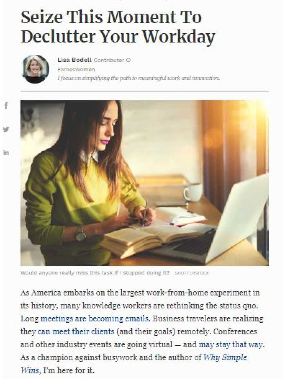 Seize This Moment To Declutter Your Workday