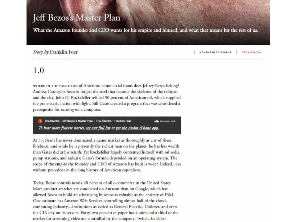 Jeff Bezos's master plan