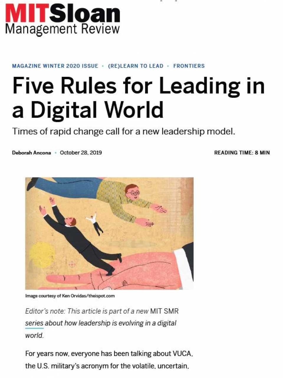 Five Rules for Leading in a Digital World