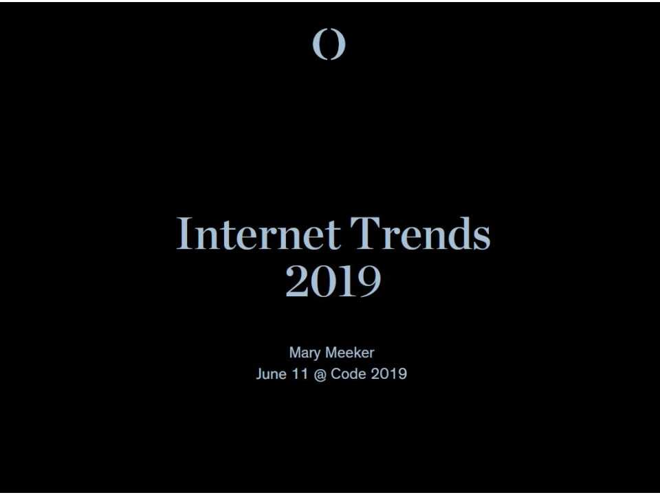 Internet trends 2019