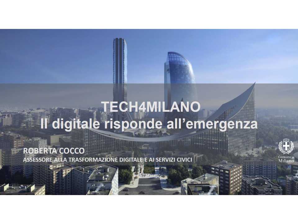 Tech4milano. Il digitale risponde all'emergenza