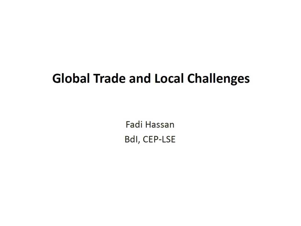 Global Trade and Local Challenges