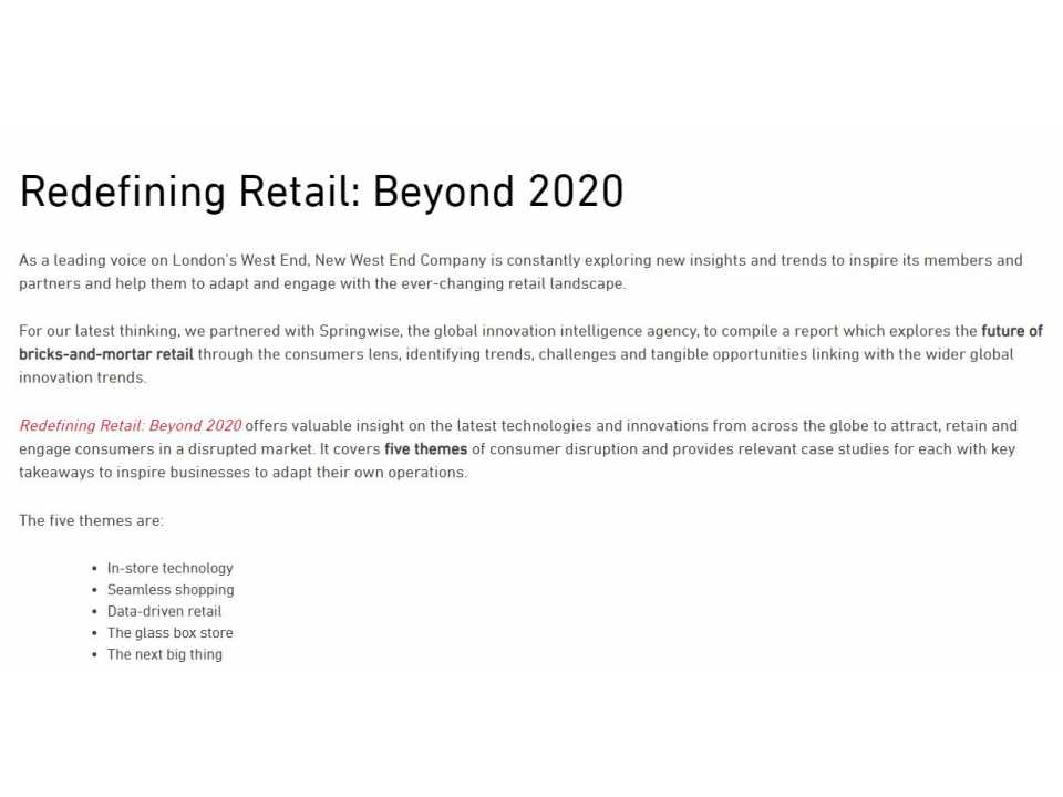 Redefining Retail: Beyond 2020