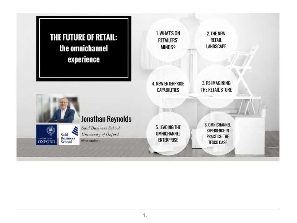 The Future of Retail: the Omnichannel Experience