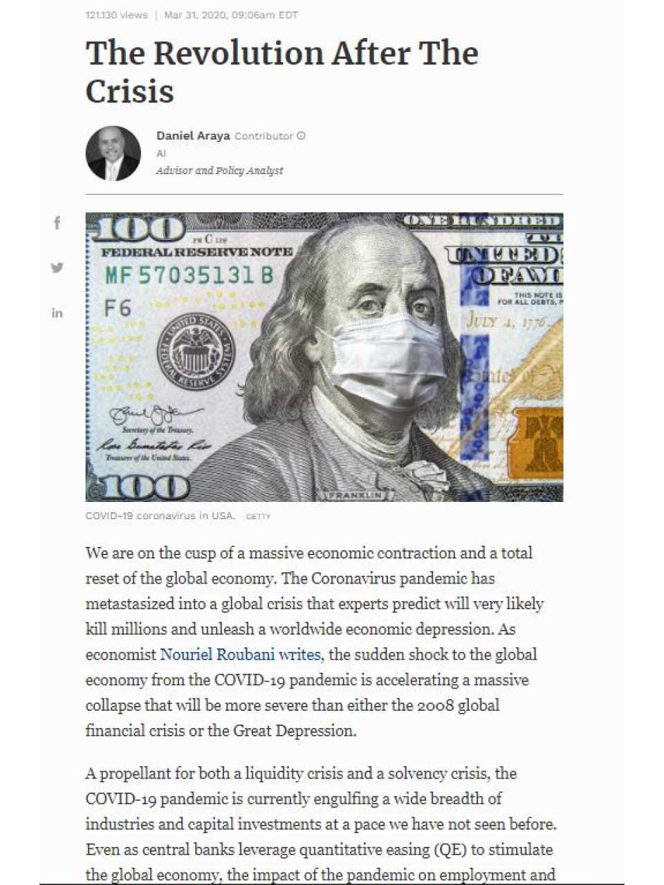 
The Great Transformation. The key changes for business after the crisis
