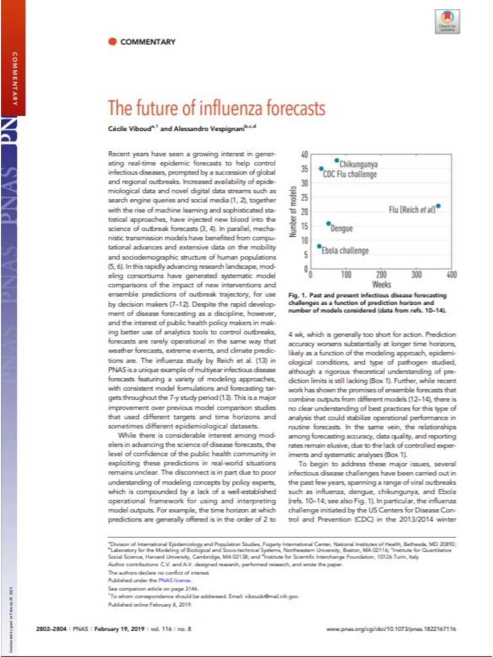 The future of influenza forecasts