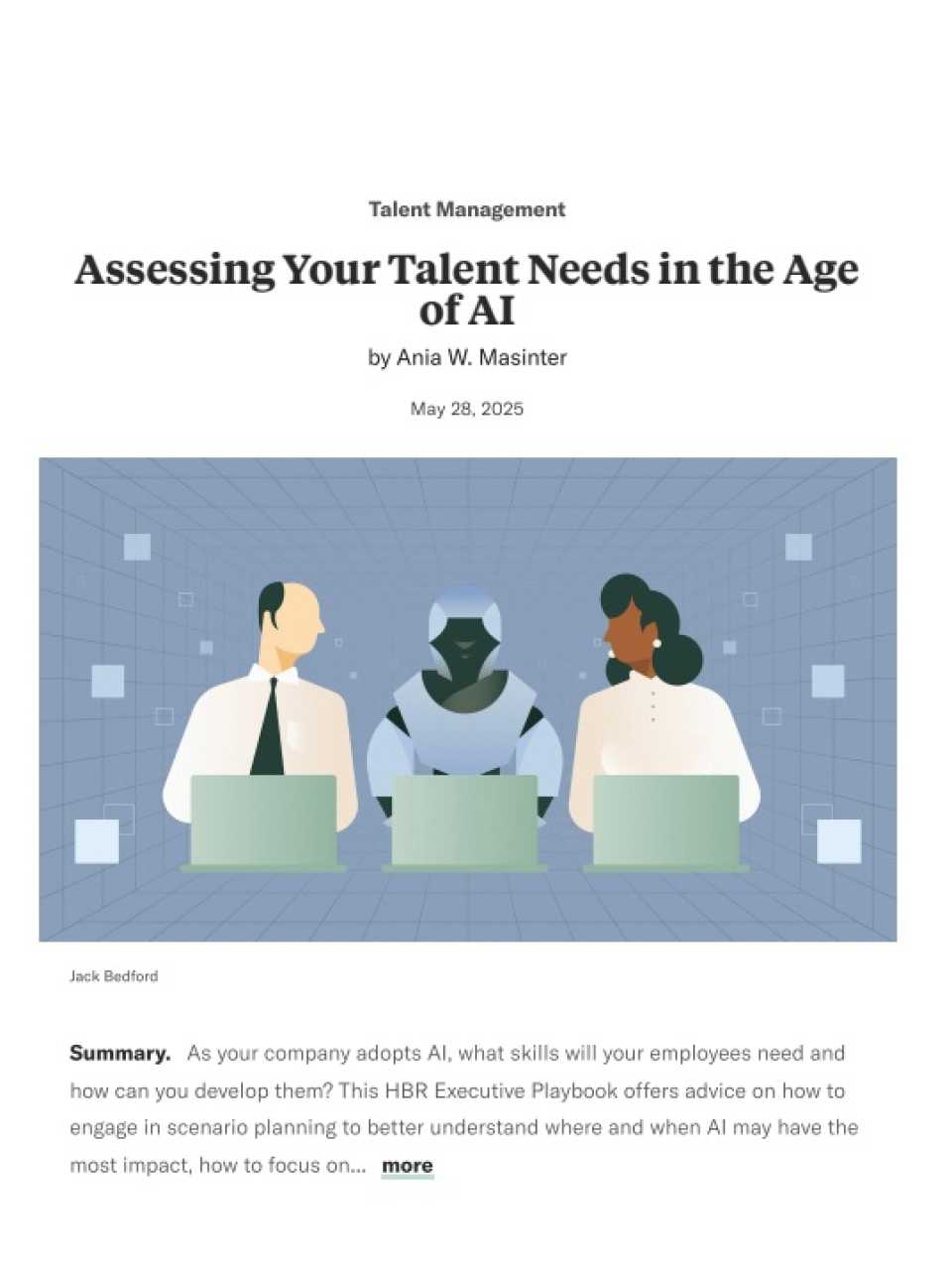 Assessing your talent needs in the age of AI