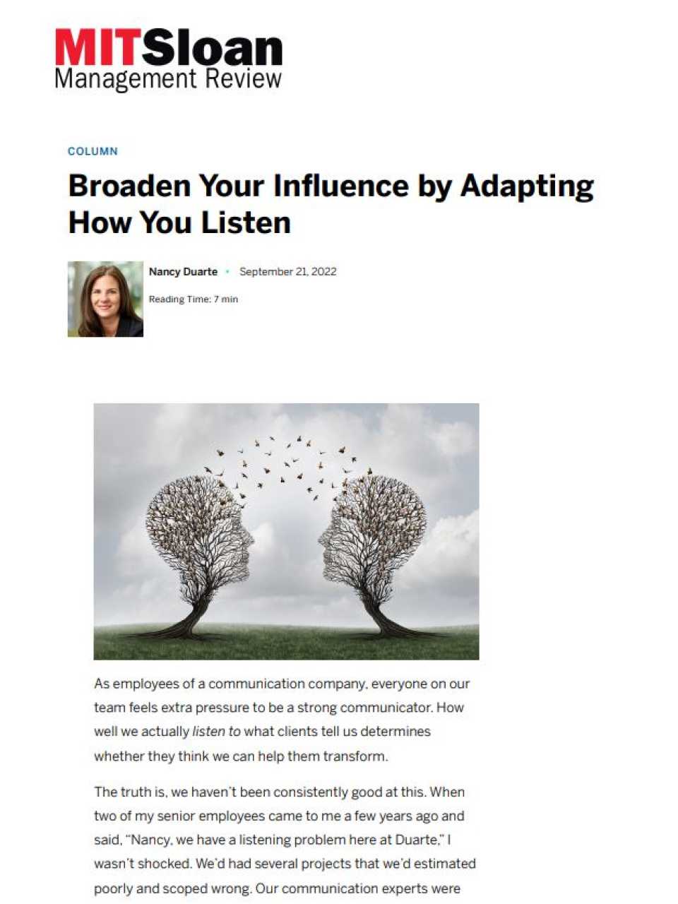 Broaden your influence by adapting how you listen