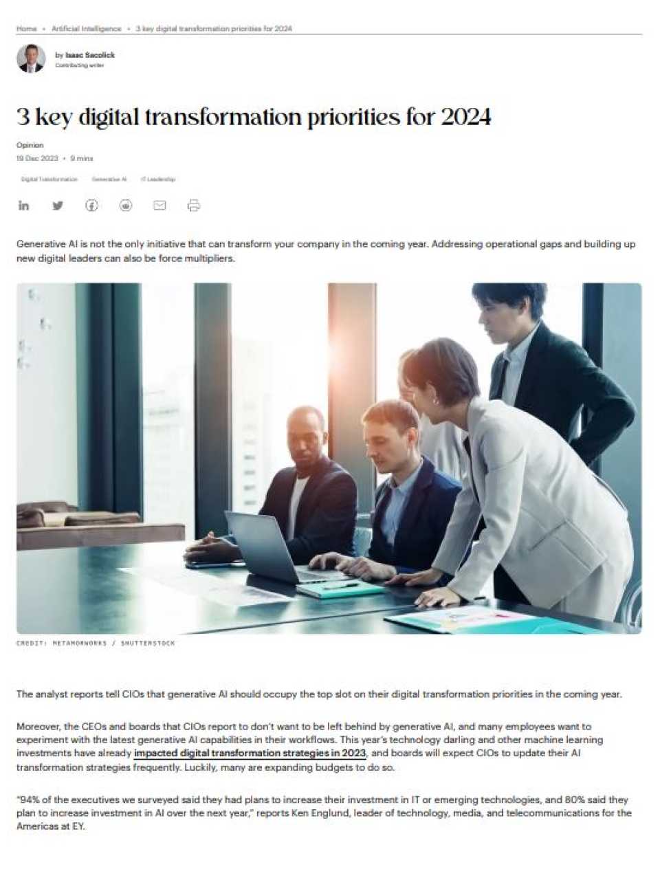 WEBINAR LIVE
The Digital Transformation between strategy, architecture, and human factor: the experience of Generali
