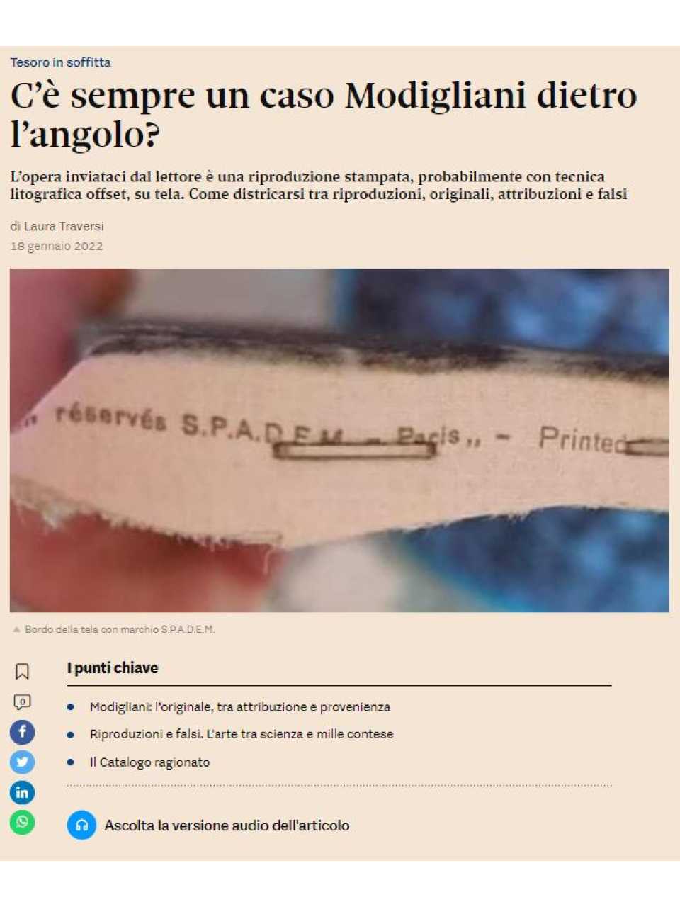 WEBINAR LIVE
Art and Management: Amedeo Modigliani