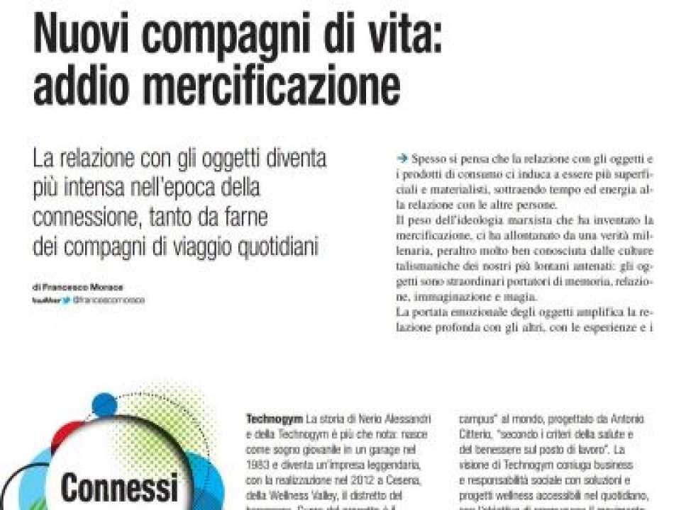 Nuovi compagni di vita: addio mercificazione
