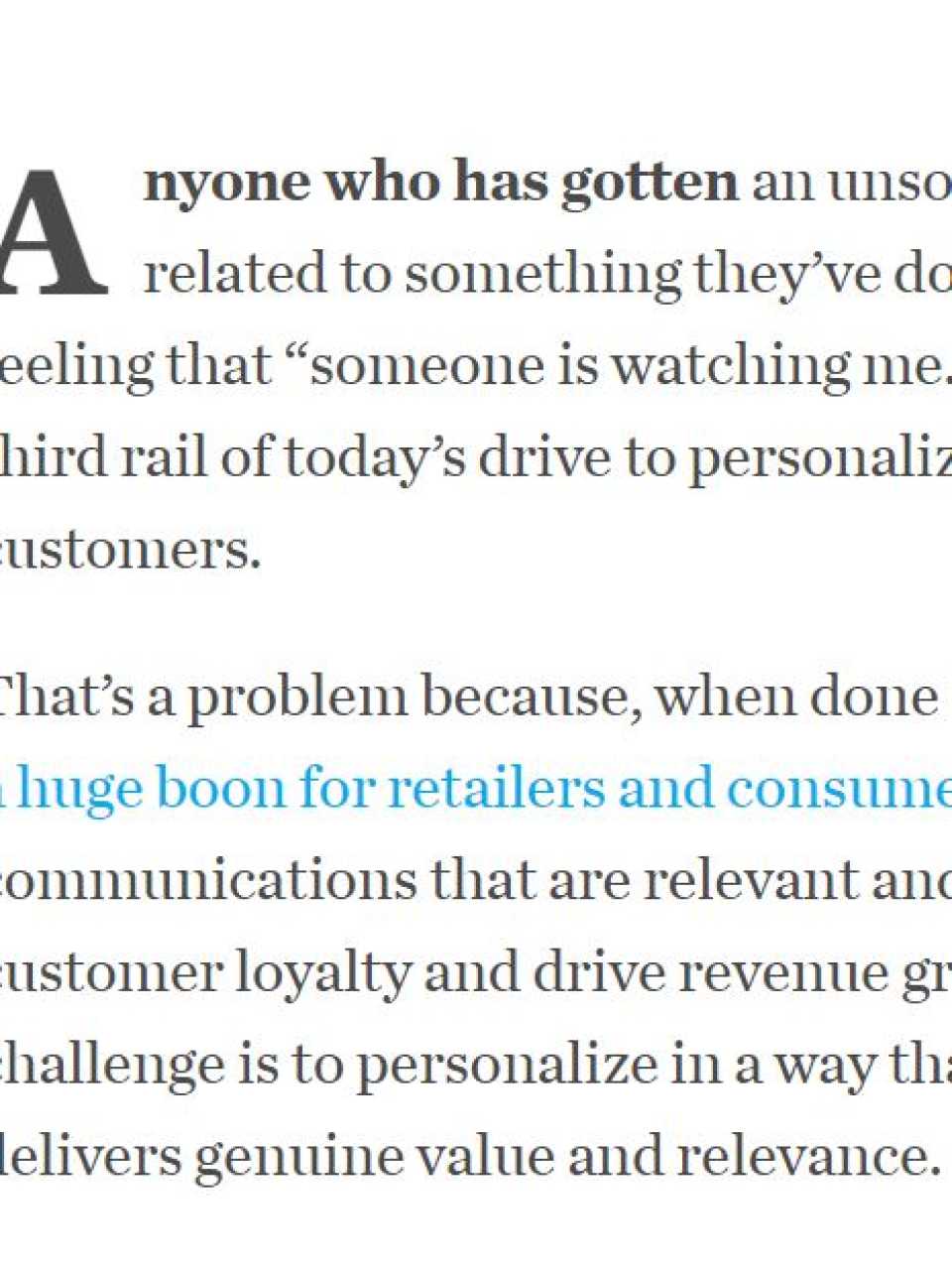 What shoppers really want from personalized marketing