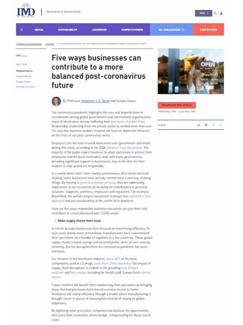 WEBINAR LIVEResetting management: vincere con l'agilità nell'era dell'incertezza