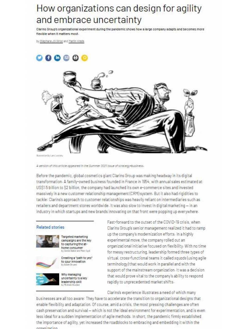 How organizations can design for agility and embrace uncertainty