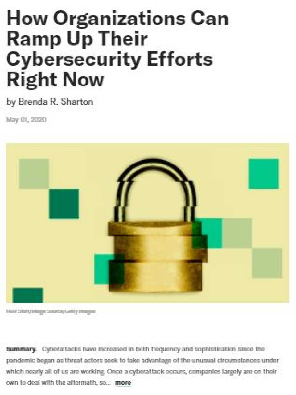 How Organizations Can Ramp Up Their Cybersecurity Efforts Right Now