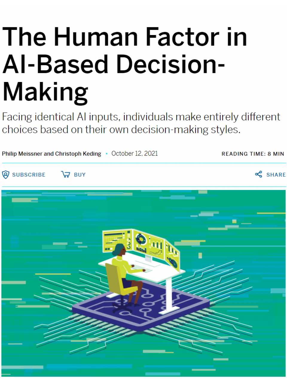WEBINAR LIVE
AI-driven decision making: sfide etiche ed opportunità