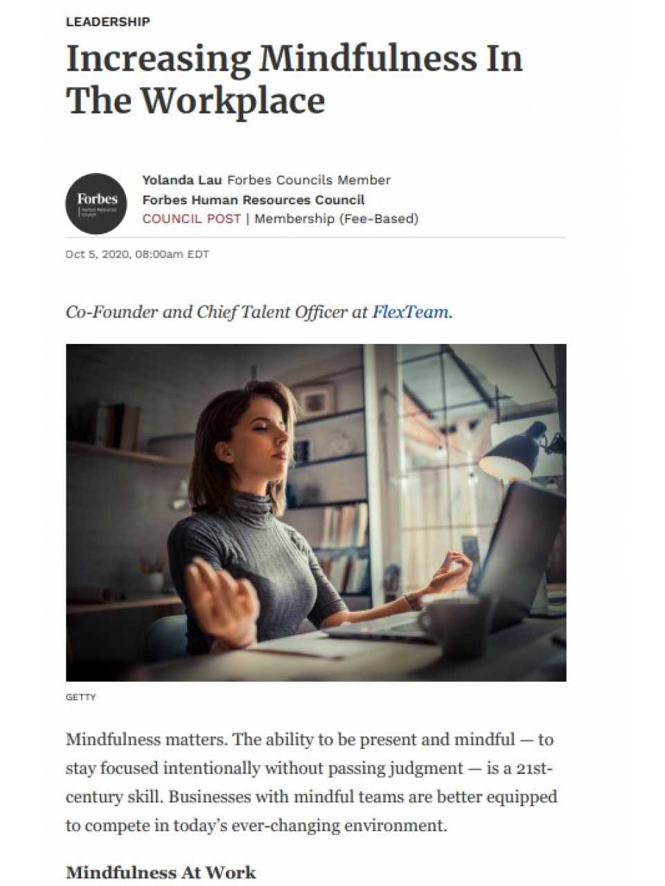 WEBINAR LIVE
Mindfulness for Executives: come usarla per migliorare la performance personale e organizzativa