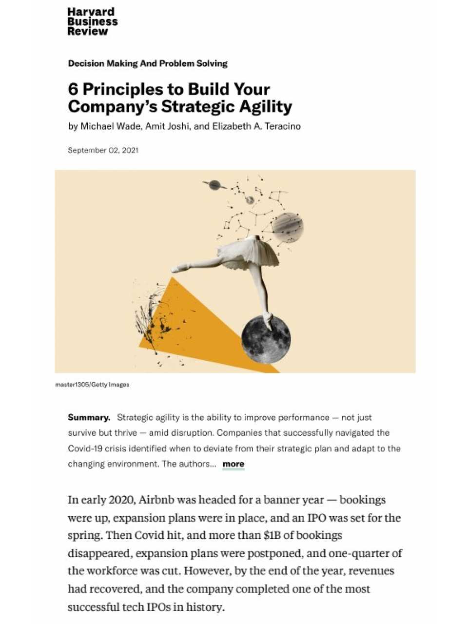 6 Principles to Build Your Company’s Strategic Agility