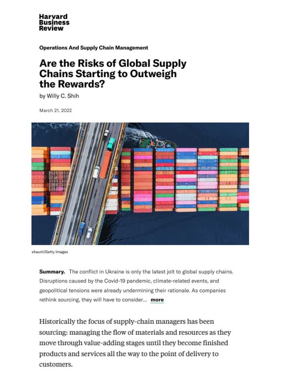 WEBINAR LIVE
Reshaping supply chain. Diventare più agili e flessibili per superare le disruption