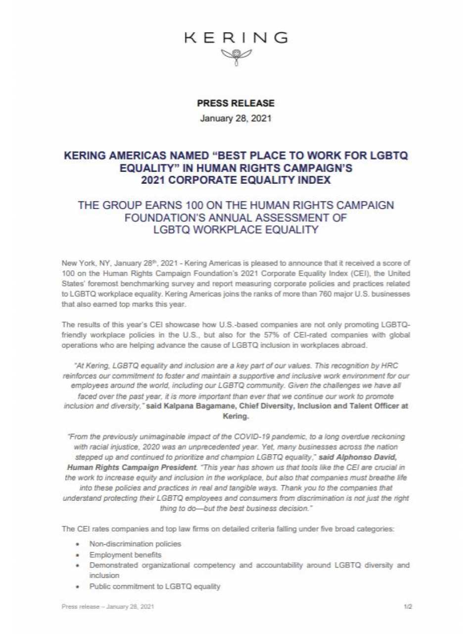 WEBINAR LIVEDiversity, inclusività e talento: 3 pilastri della strategia di Kering