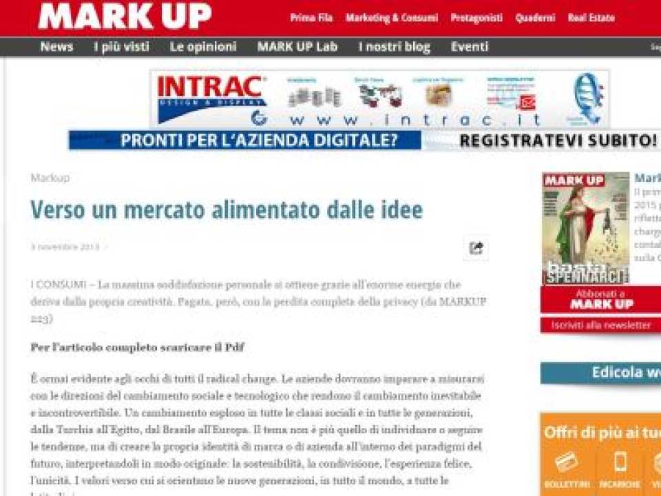 Verso un mercato alimentato dalle idee. Che sono di tutti