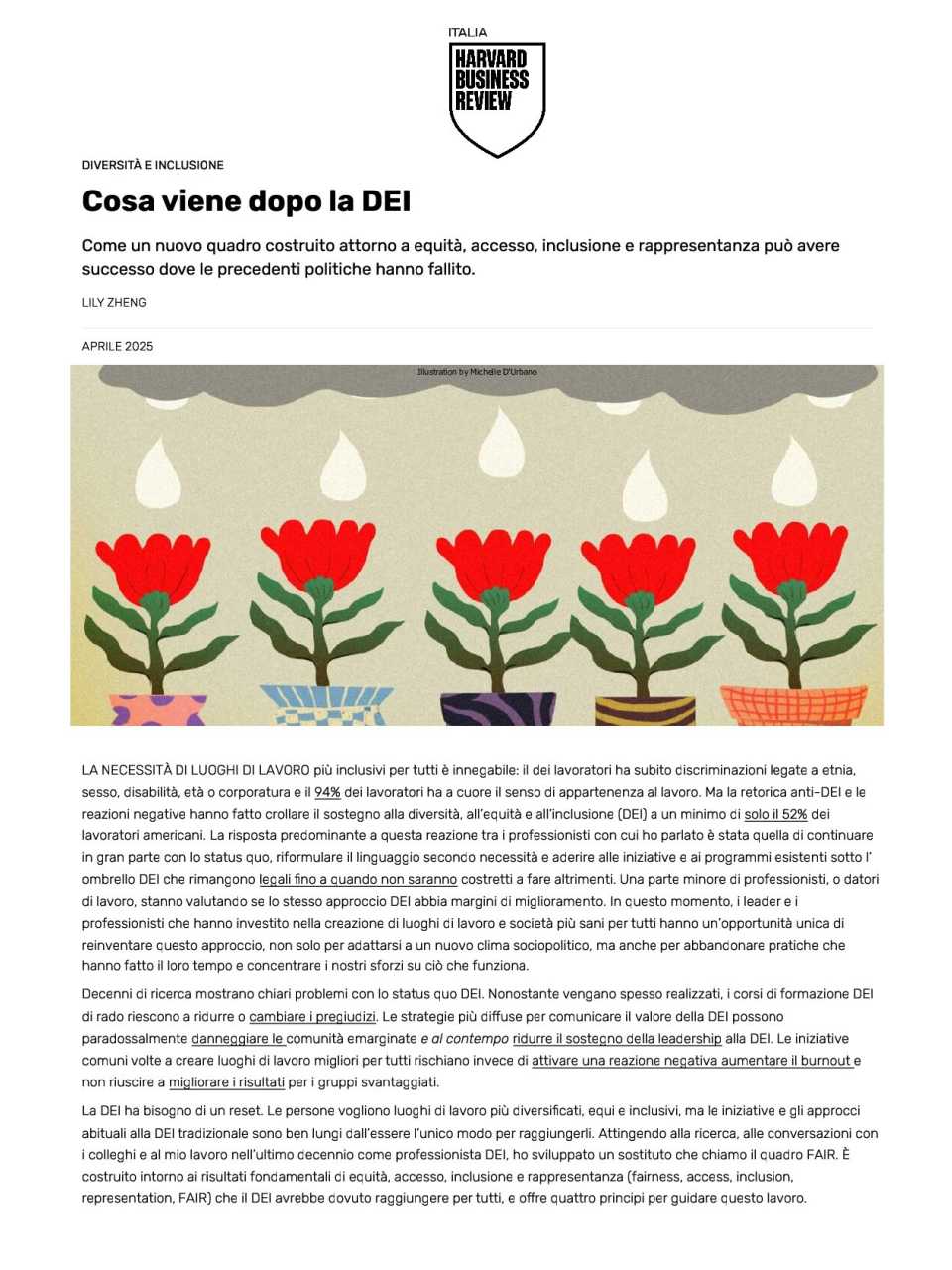 Cosa viene dopo la DEI