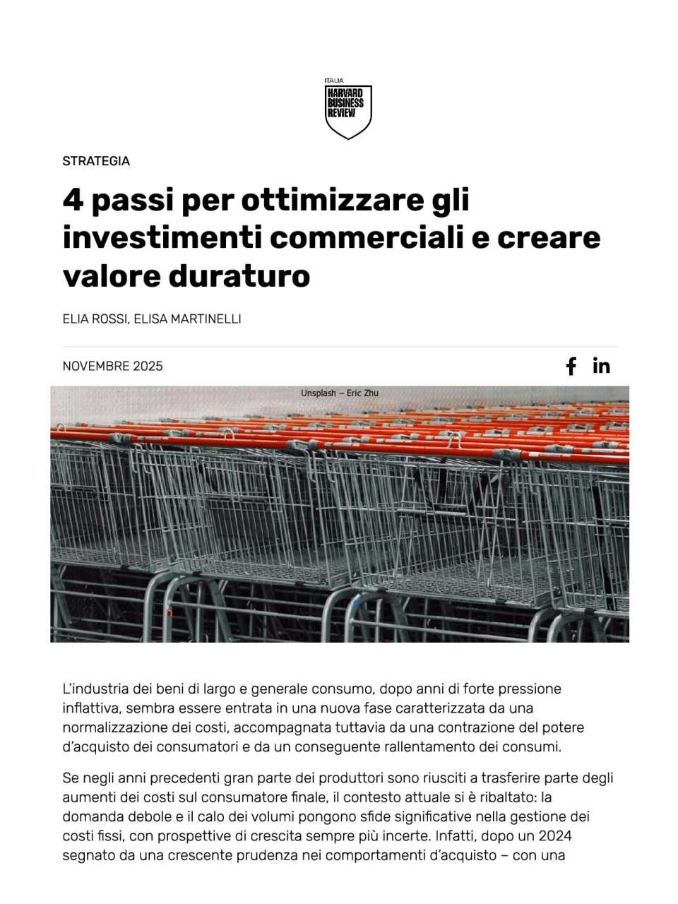 WEBINAR LIVE
Retail 5.0: Guidare l'innovazione, crescere nel cambiamento (con presentazione del Rapporto Strategico TEHA)