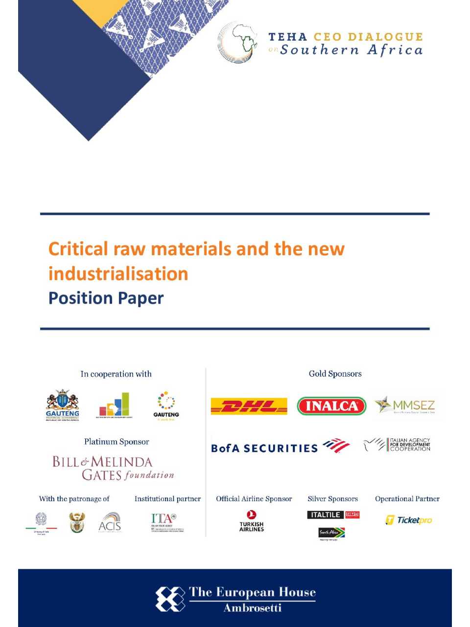 WEBINAR LIVE
La geopolitica delle materie prime: il confronto Occidente - BRICS e le implicazioni per le aziende italiane