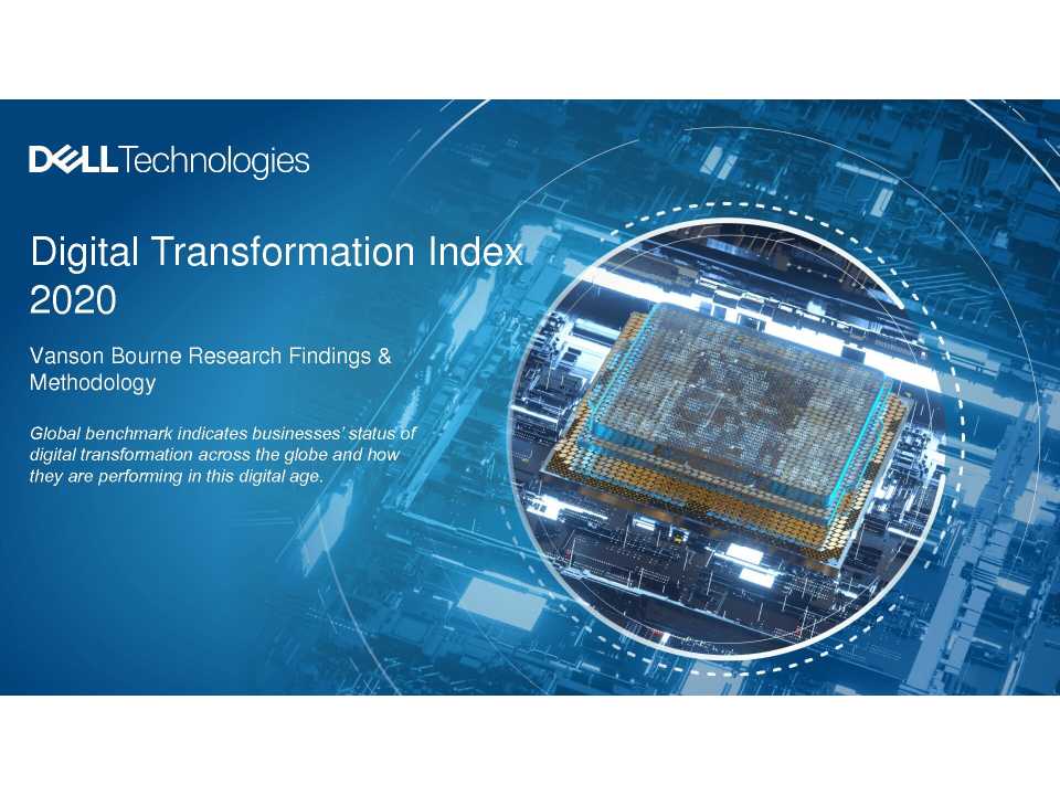 Digital Transformation Index 2020