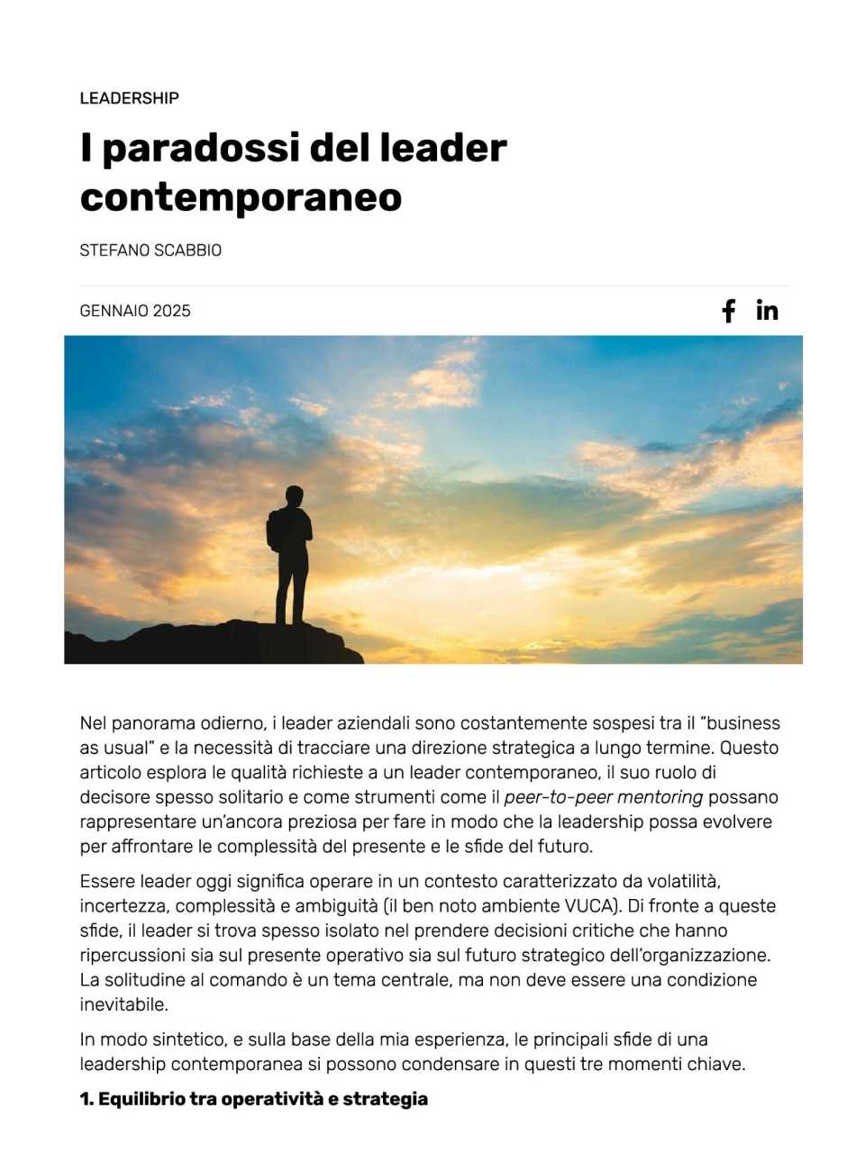 WEBINAR LIVE
Ritrovare l’entusiasmo per la leadership: essere la guida di cui il team ha bisogno, anche sotto stress