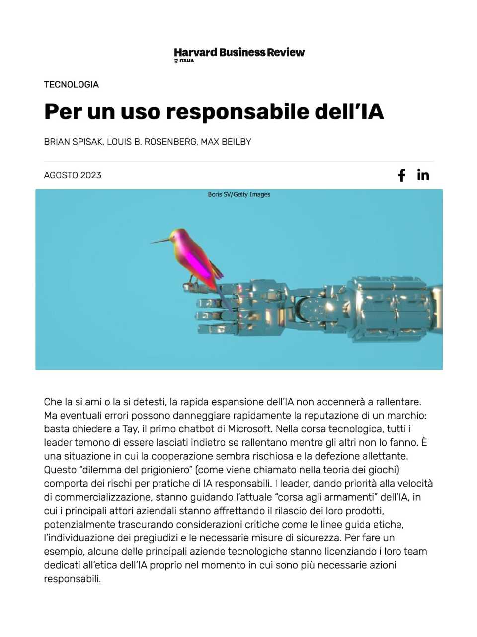 WEBINAR LIVE
Intelligenza artificiale e creatività: minaccia o opportunità?