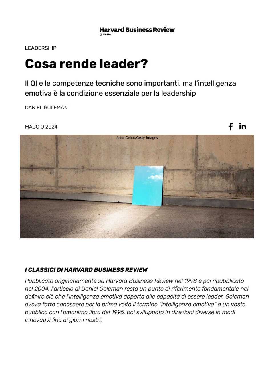 WEBINAR LIVE
Emotional Intelligence at work: team, training e cultura