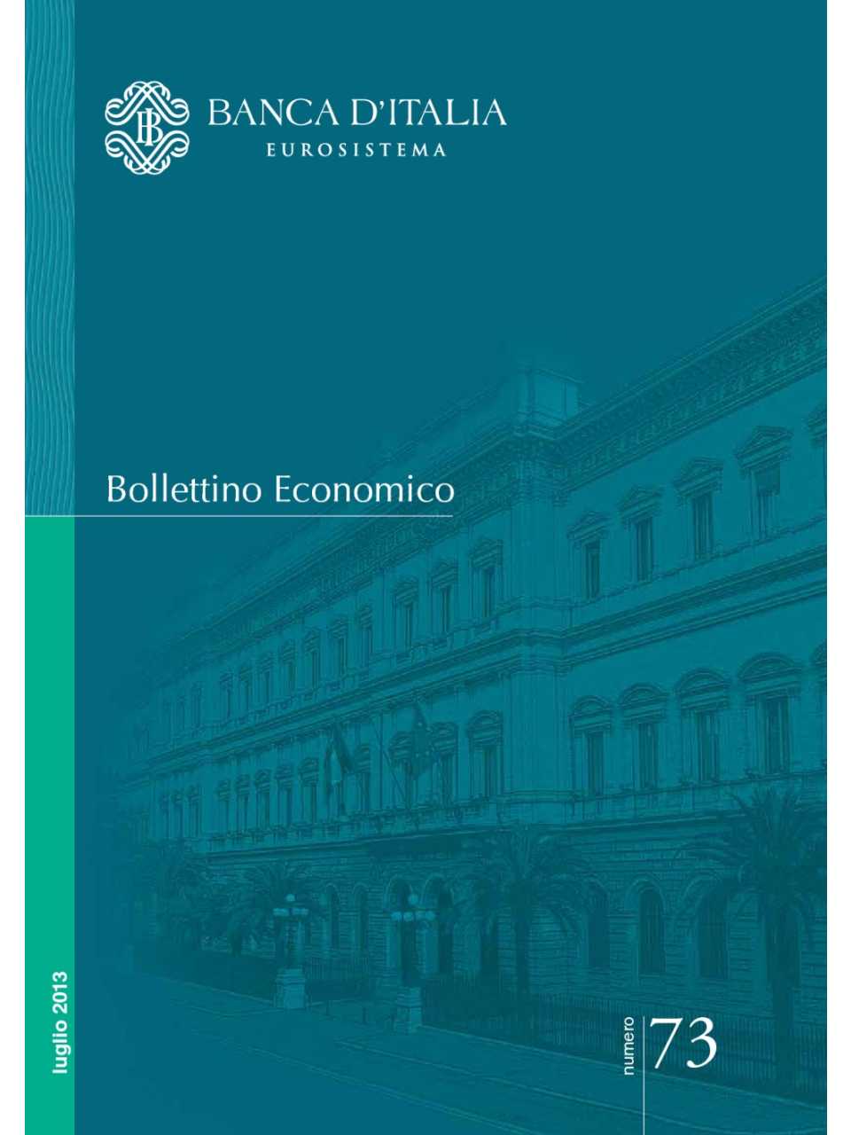 Bollettino Economico n.73 (Luglio 2013)