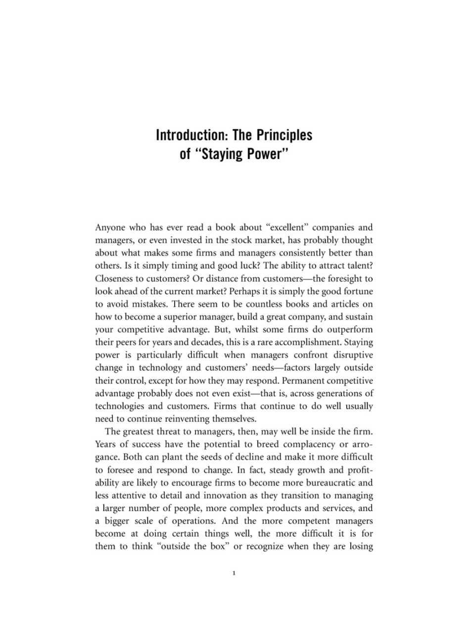 Introduction: the principles of