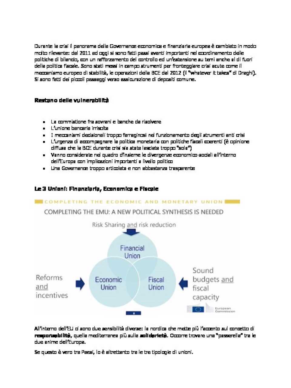 L’unione fiscale e bancaria dell’UE: una strada possibile?