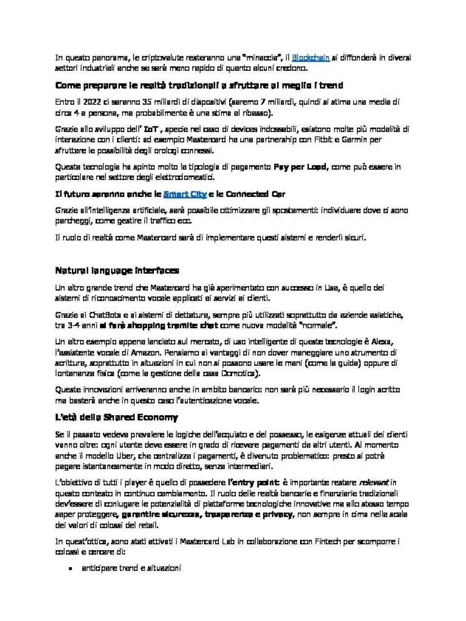 SESSIONE ON-LINEIl futuro dei pagamenti digitali