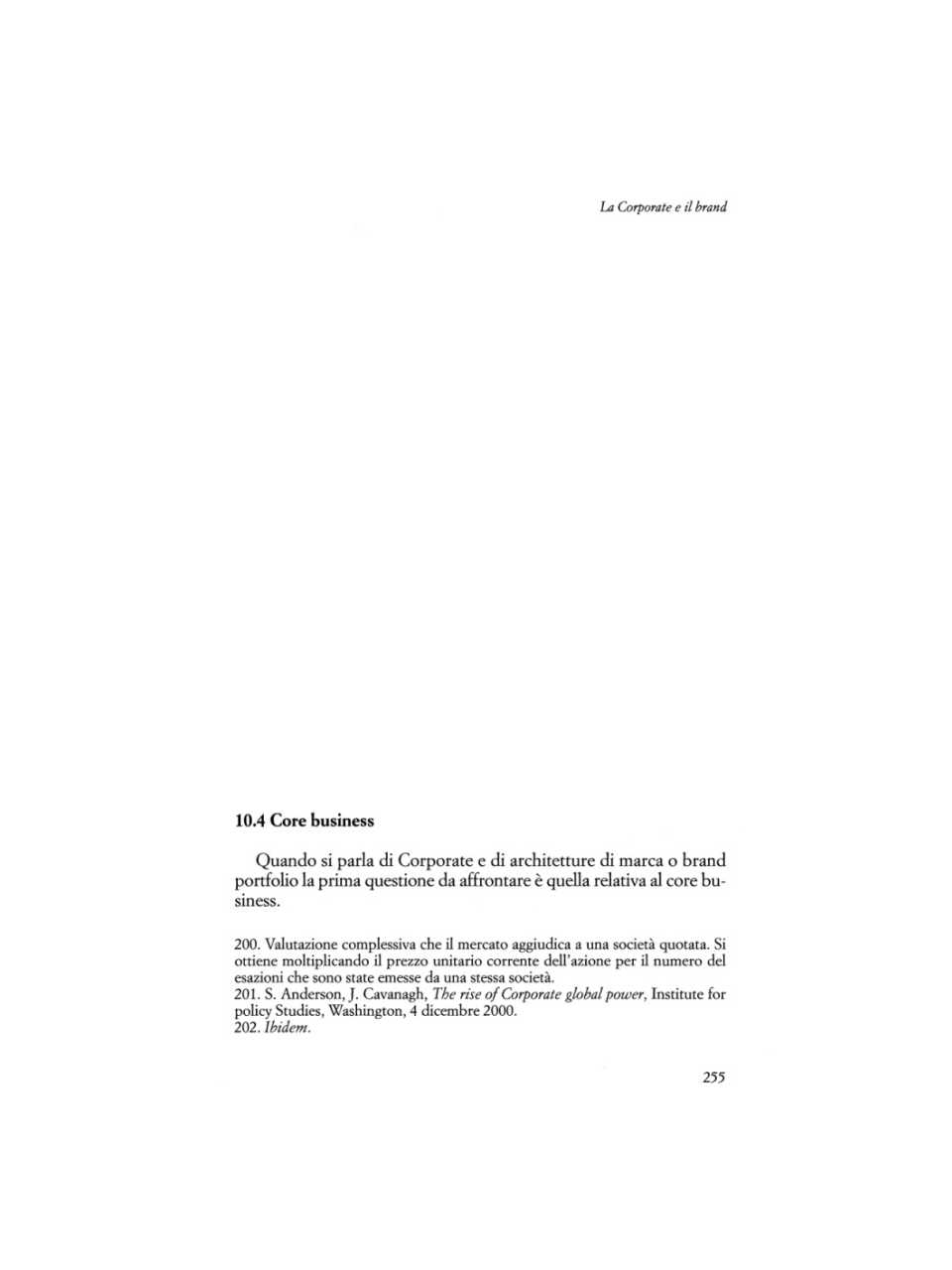 La Corporate e il brand